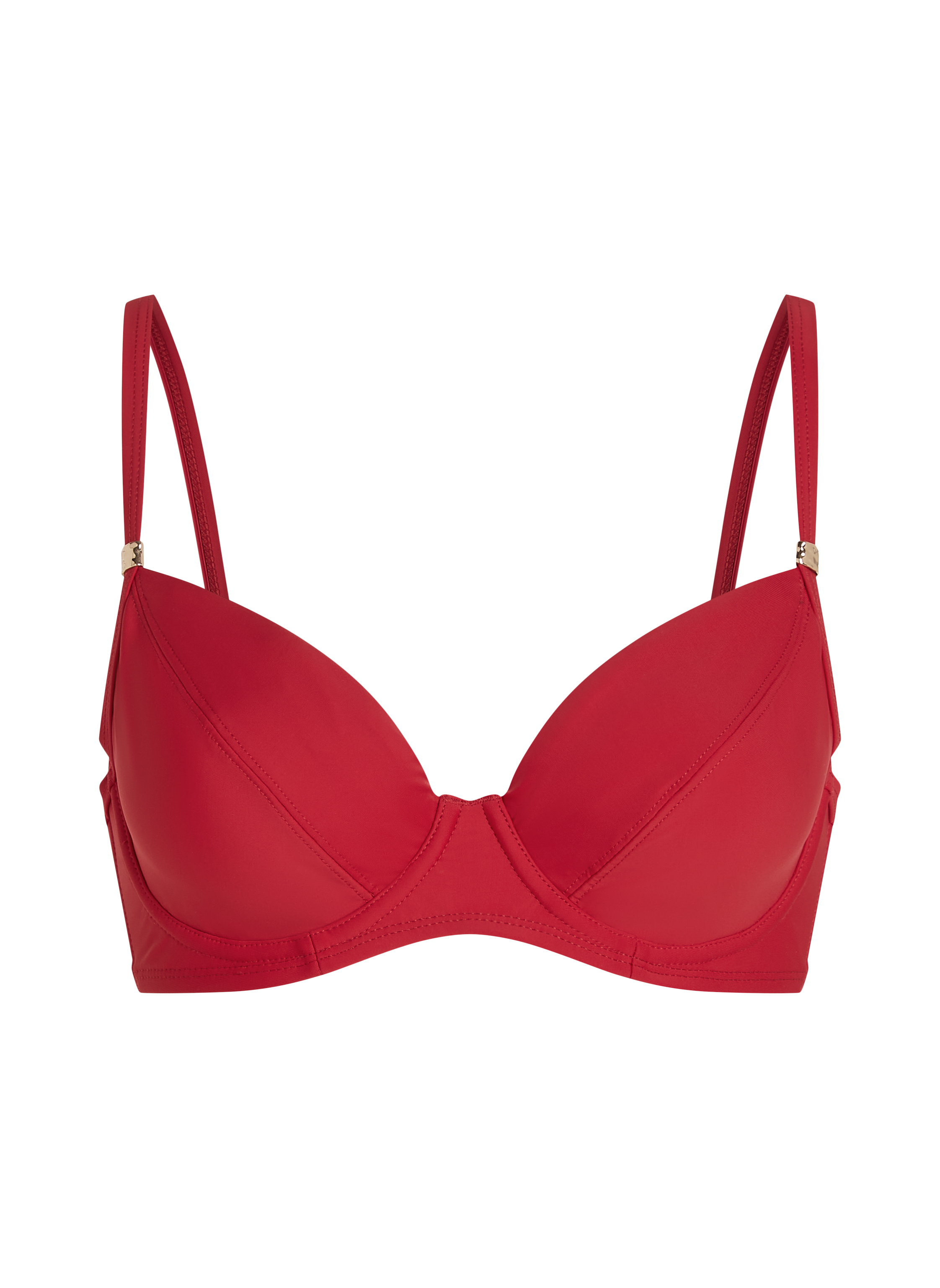 Luna Bikini Top, Red, main