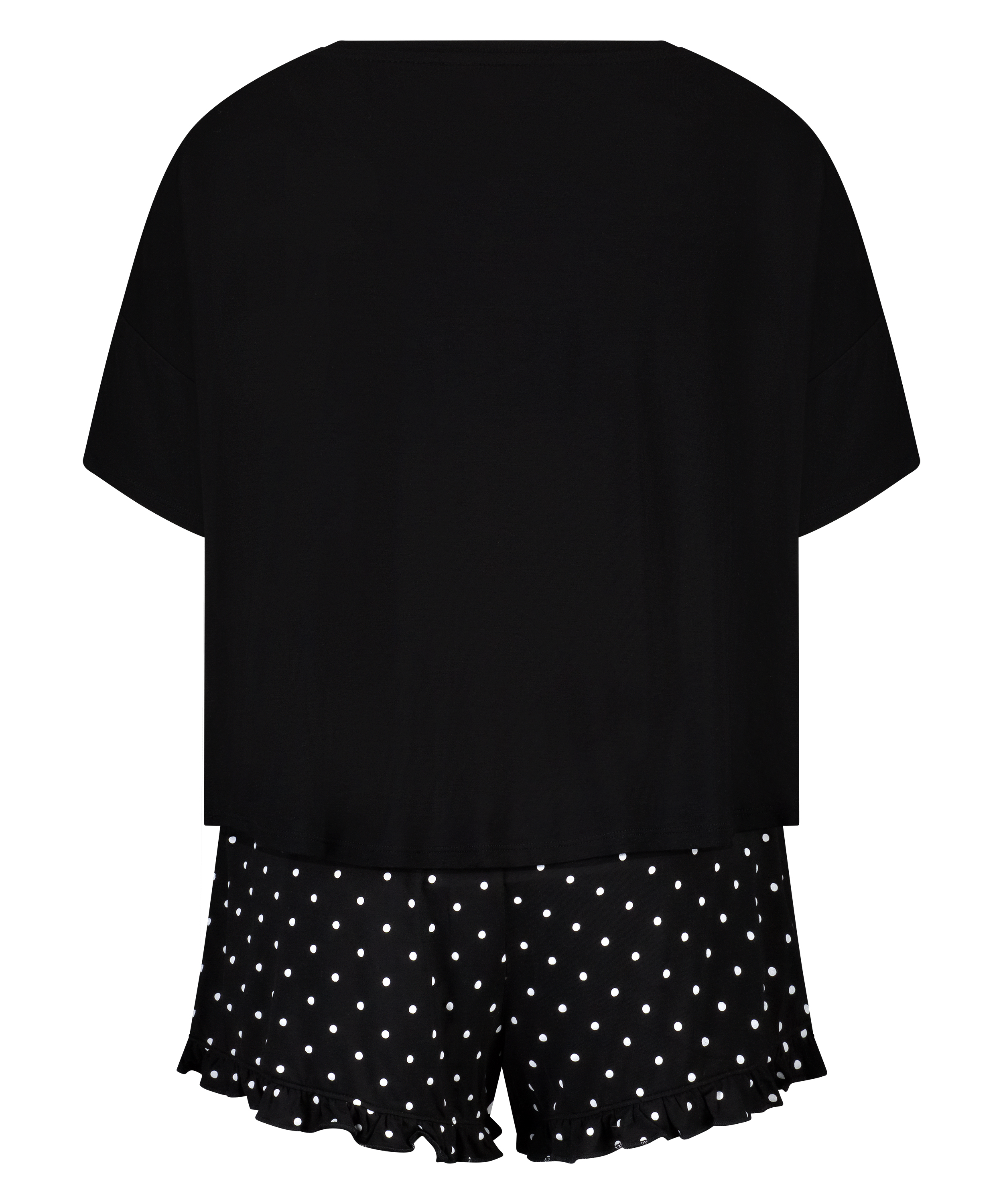 Short Pyjama Set, Black, main