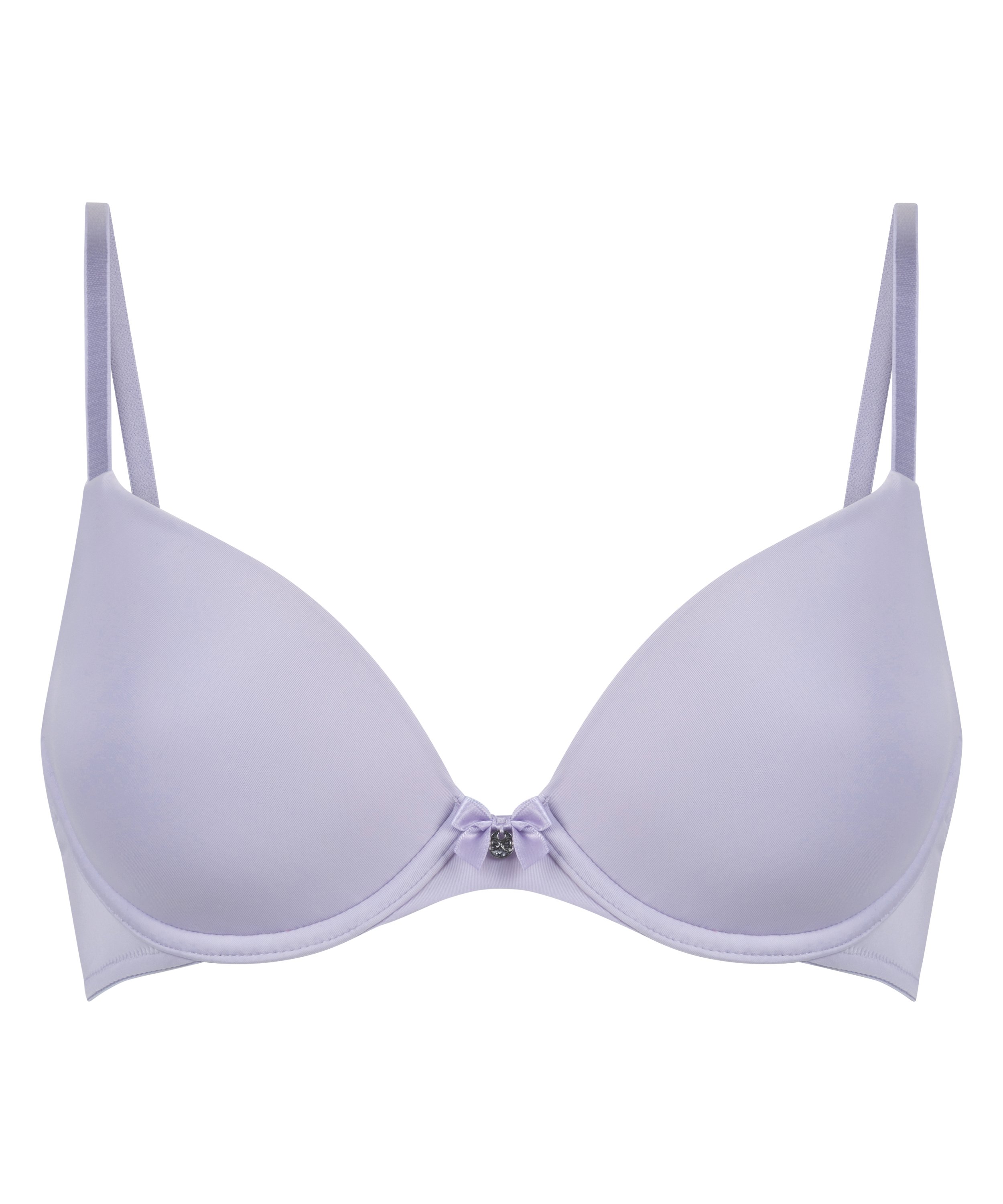 Plunge Padded Underwired Bra, Purple, main