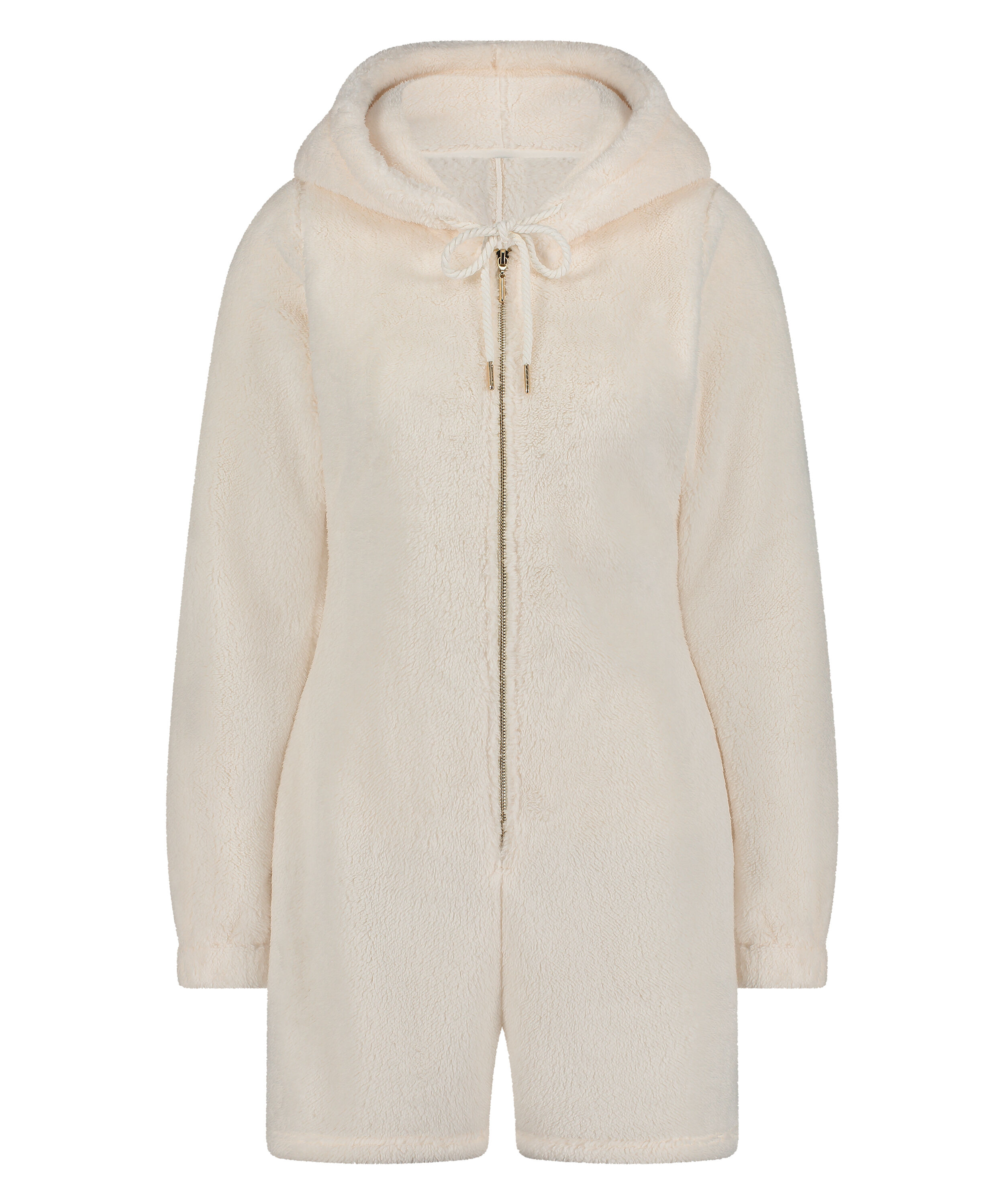 Fleece Onesie, White
