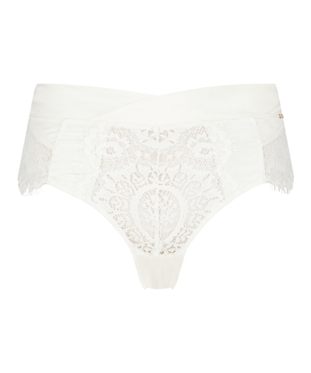 Hannako high thong, White