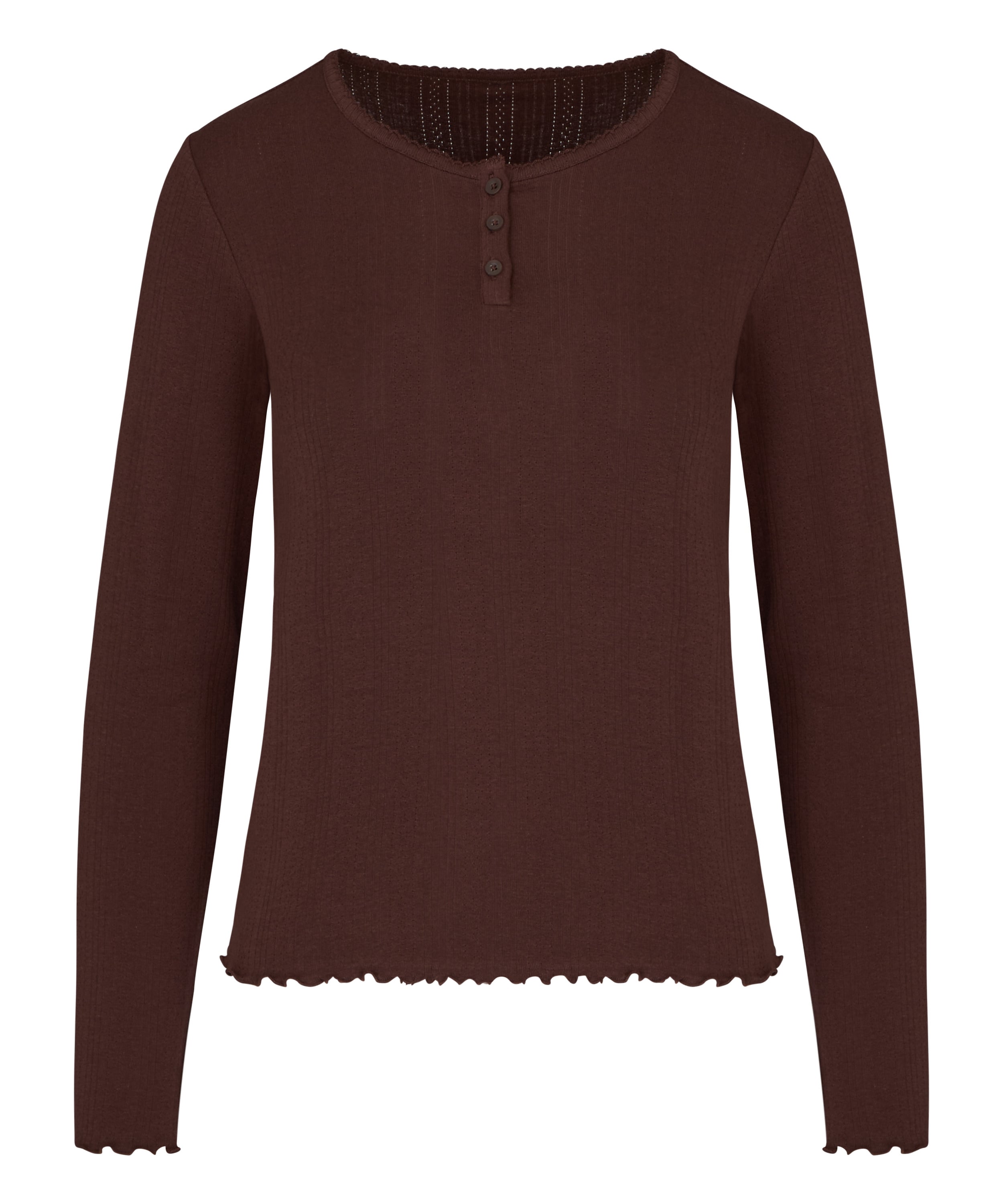 Top Pointelle, Brown, main