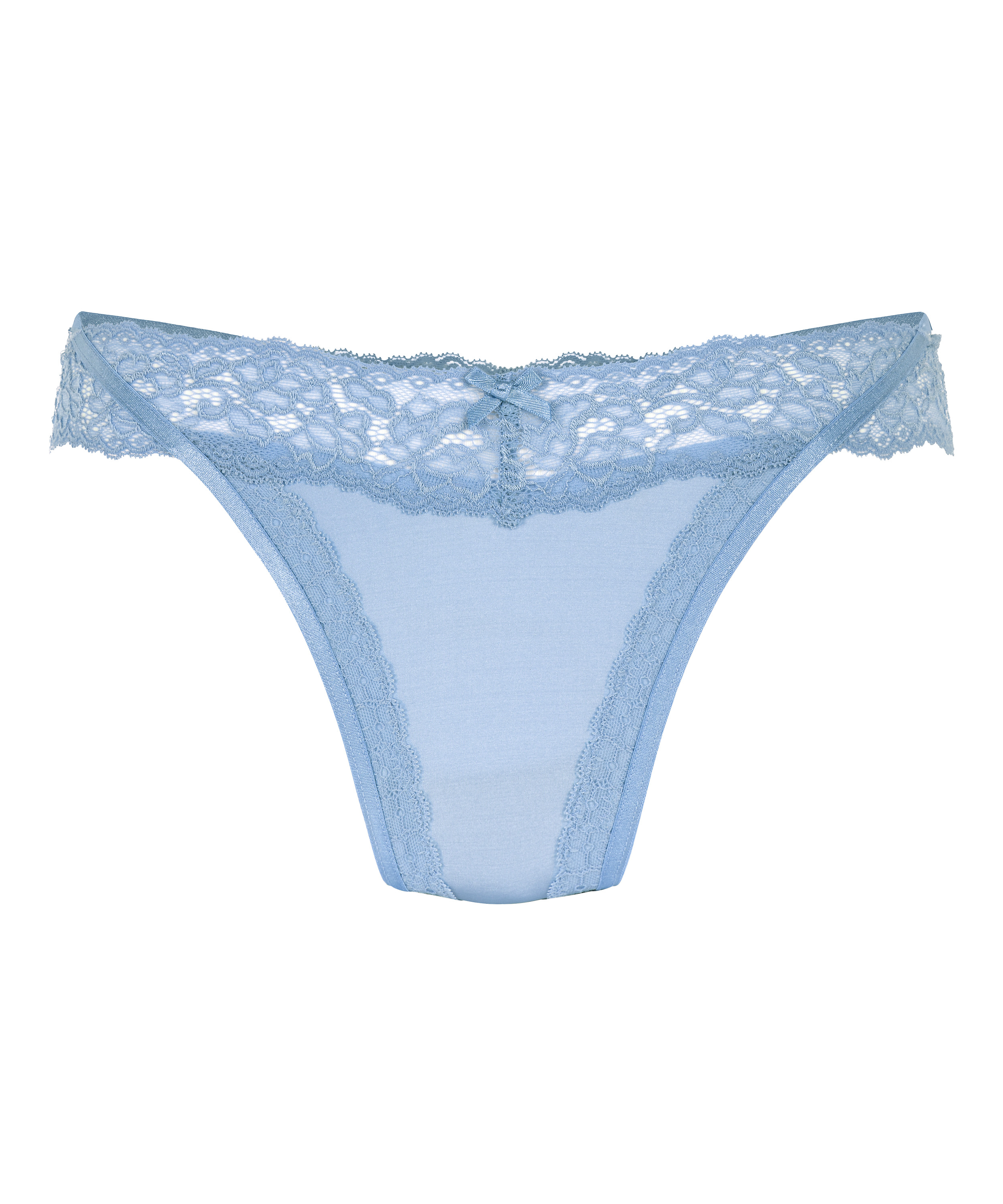 Elliena Extra Low V Thong, Blue, main