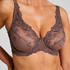 Diva Non-Padded Underwired Bra, Brown