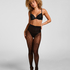 Tights 15 Denier Leopard, Black