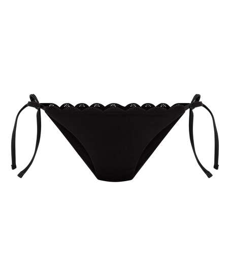 Scallop Floral Cheeky, Black