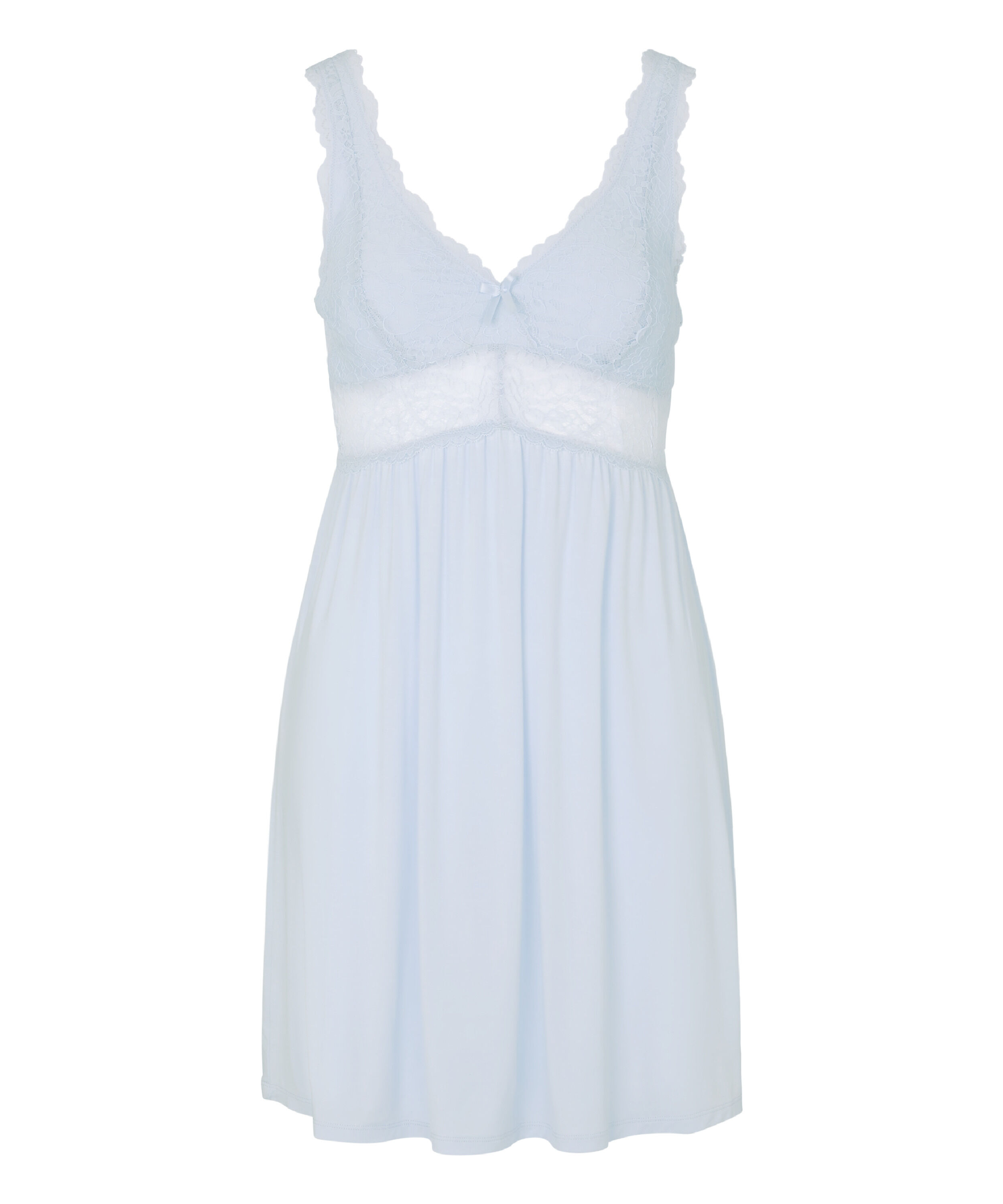 Nora Lace Slip Dress, Blue
