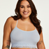 Marine seamless bralette, Blue