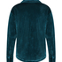 Velours Long-Sleeved Jacket, Blue