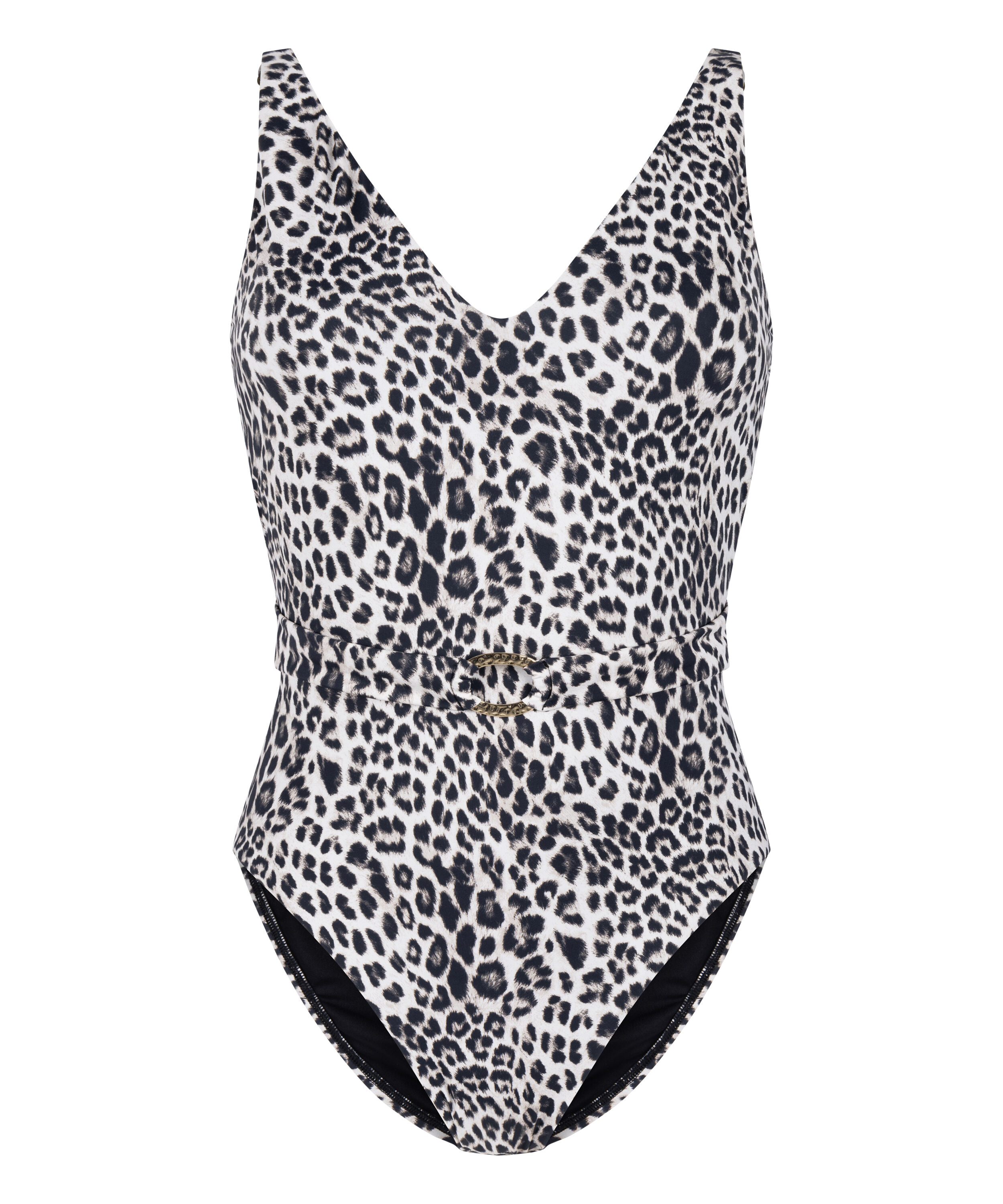 Bathingsuit Leopard, Black