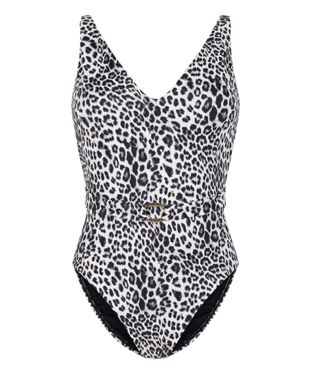 Bathingsuit Leopard, Black