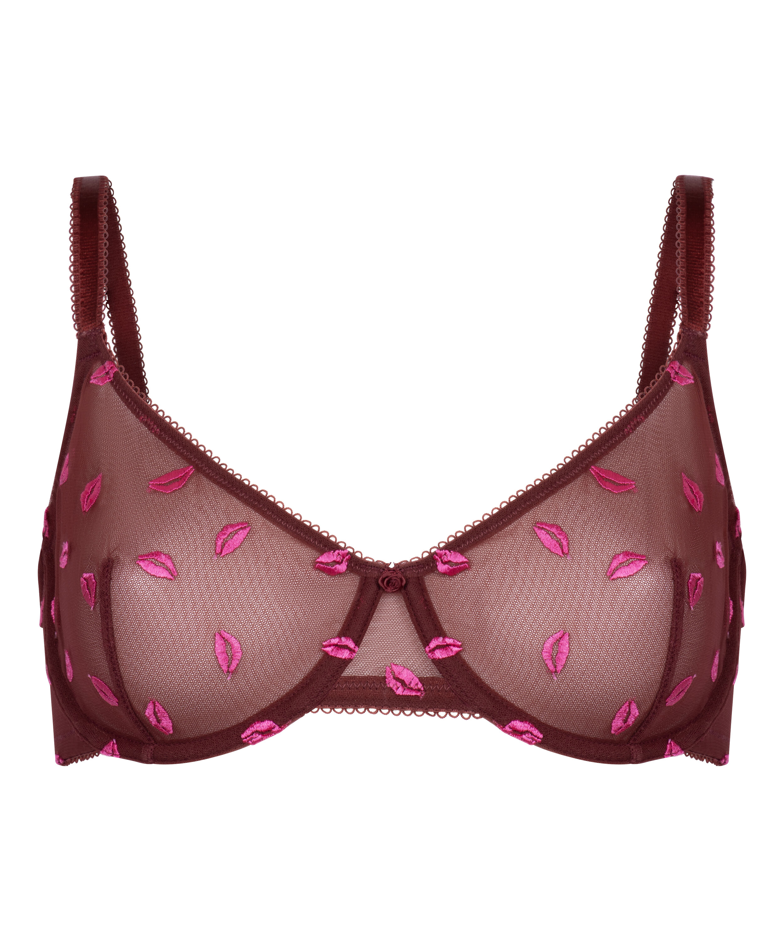 Frida Non-Padded Underwired Bra, Red
