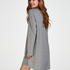 Round Neck Nightshirt, Gray