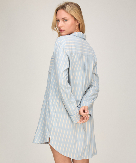 Nightshirt Stripe, Blue