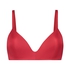 Mona padded non-underwired bra, Red