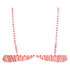 Julia triangle bikini top, Red