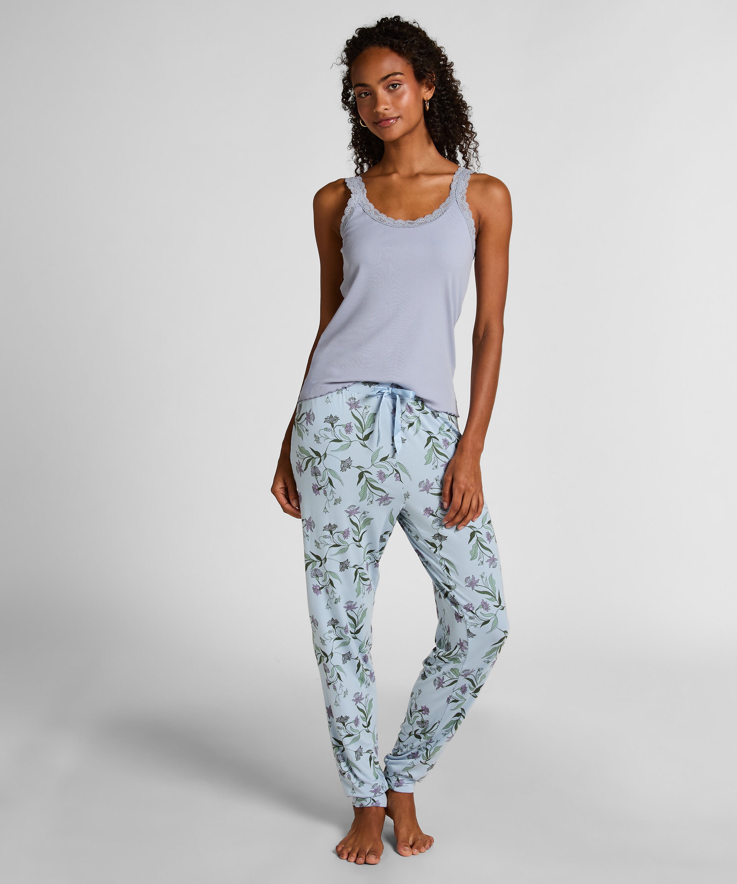 Jersey Pyjama Pants, Blue