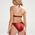 Cali Padded Strapless Underwired Bikini Top Cup E+ Doutzen, Red