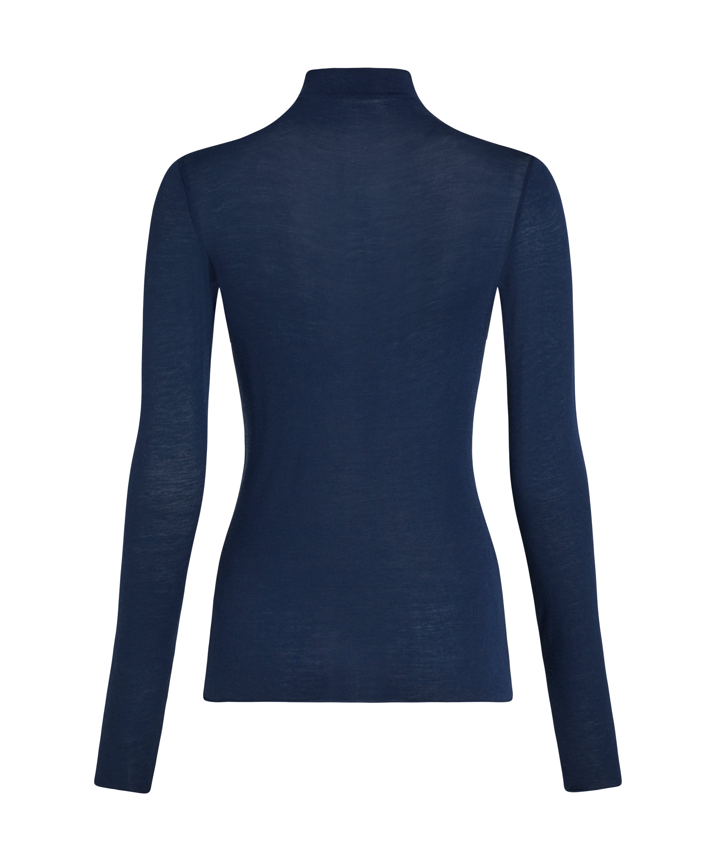 super soft Turtleneck Shirt with Cashmere, Blue, main