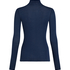 super soft Turtleneck Shirt with Cashmere, Blue