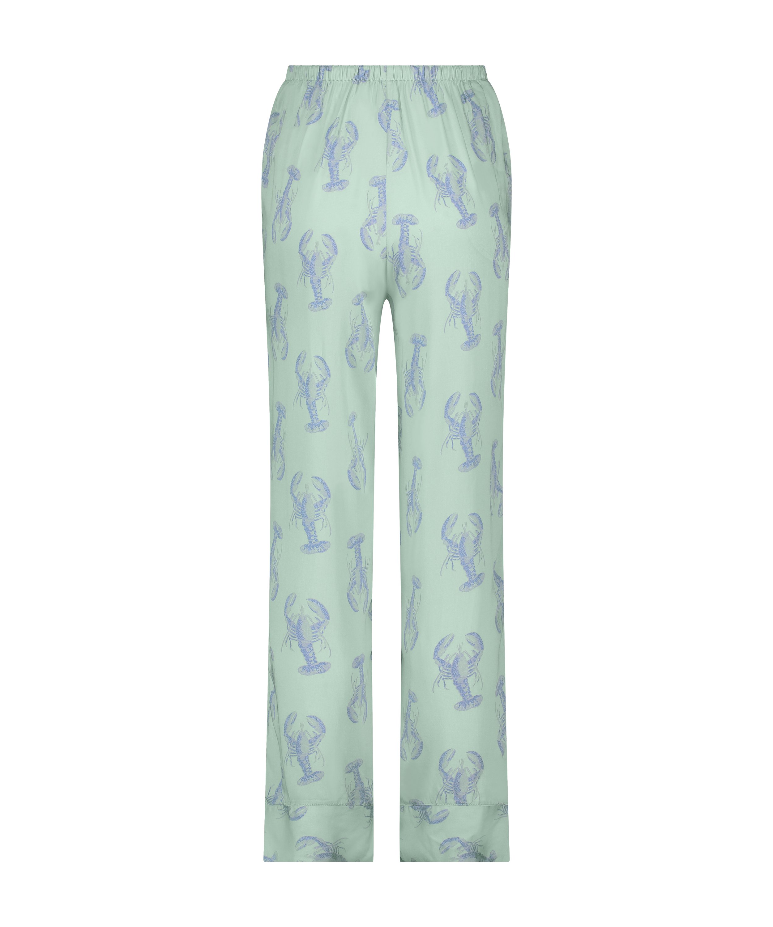 Satin Trousers, Green, main
