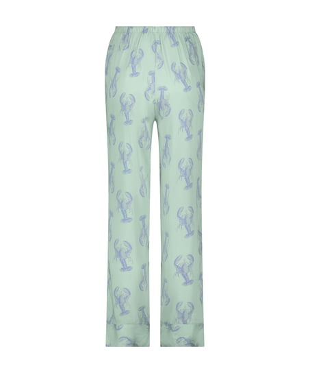 Satin Trousers, Green