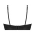 Luna Non-Padded Underwired Longline Bra, Black