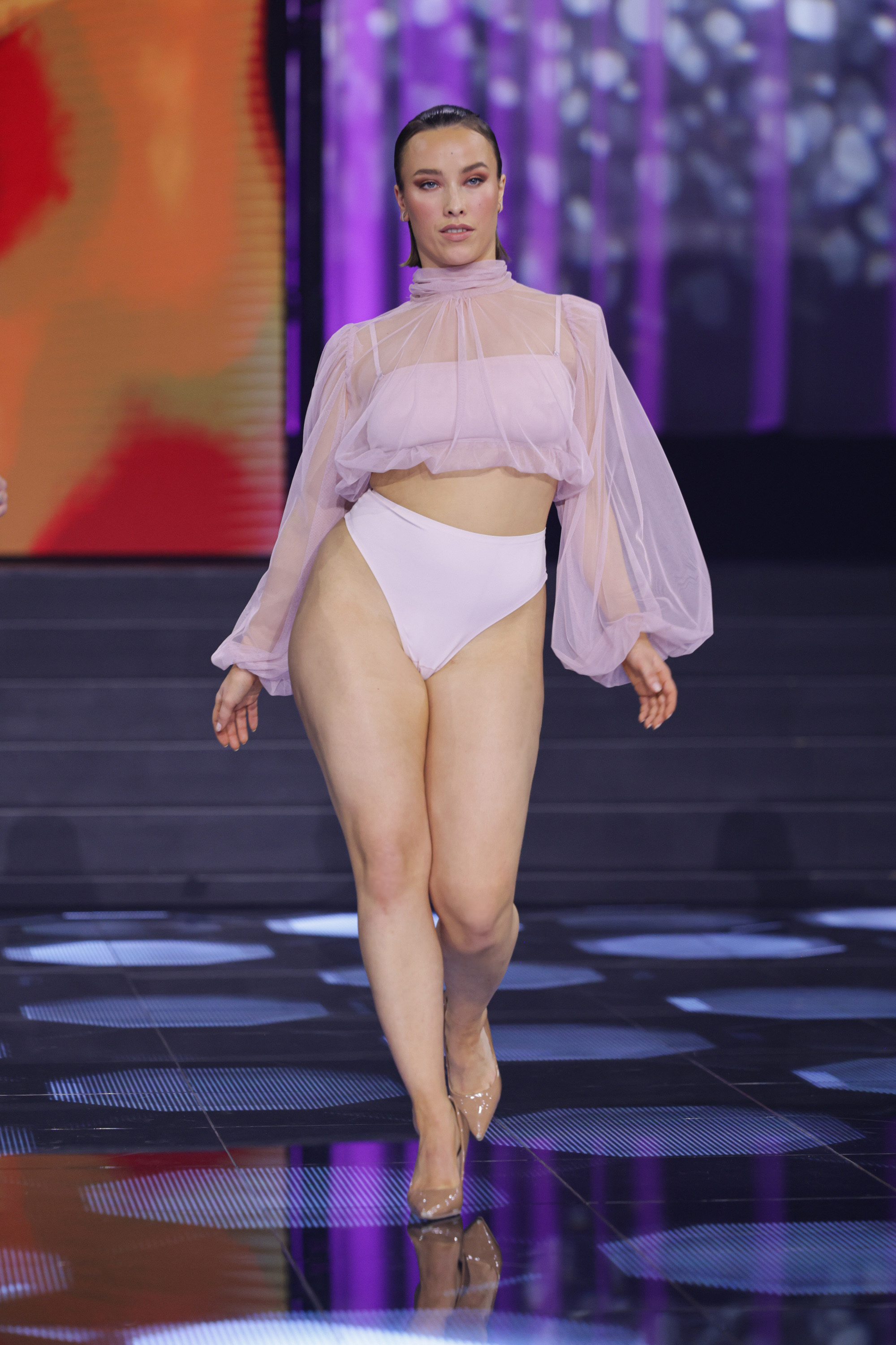 Smooth Bandeau Bralette, Pink, main