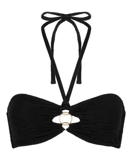 Bahamas Bandeau Bikini Top, Black