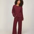 Pyjama Top Loose Pointelle, Purple