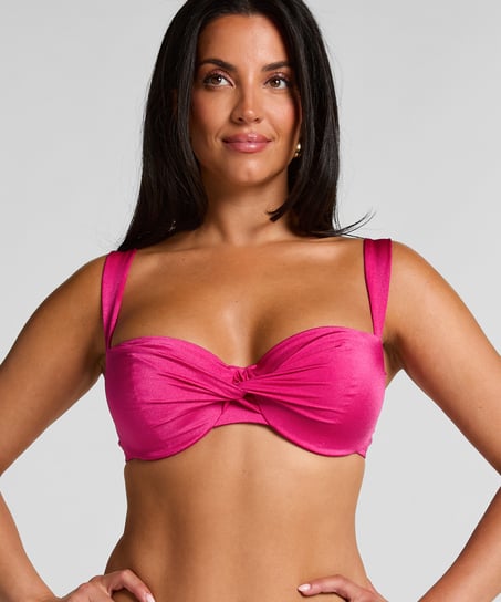 Costa Bikini Top, Pink