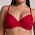 Luna Bikini Top, Red