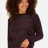 Long-Sleeved Fleece Top, Red