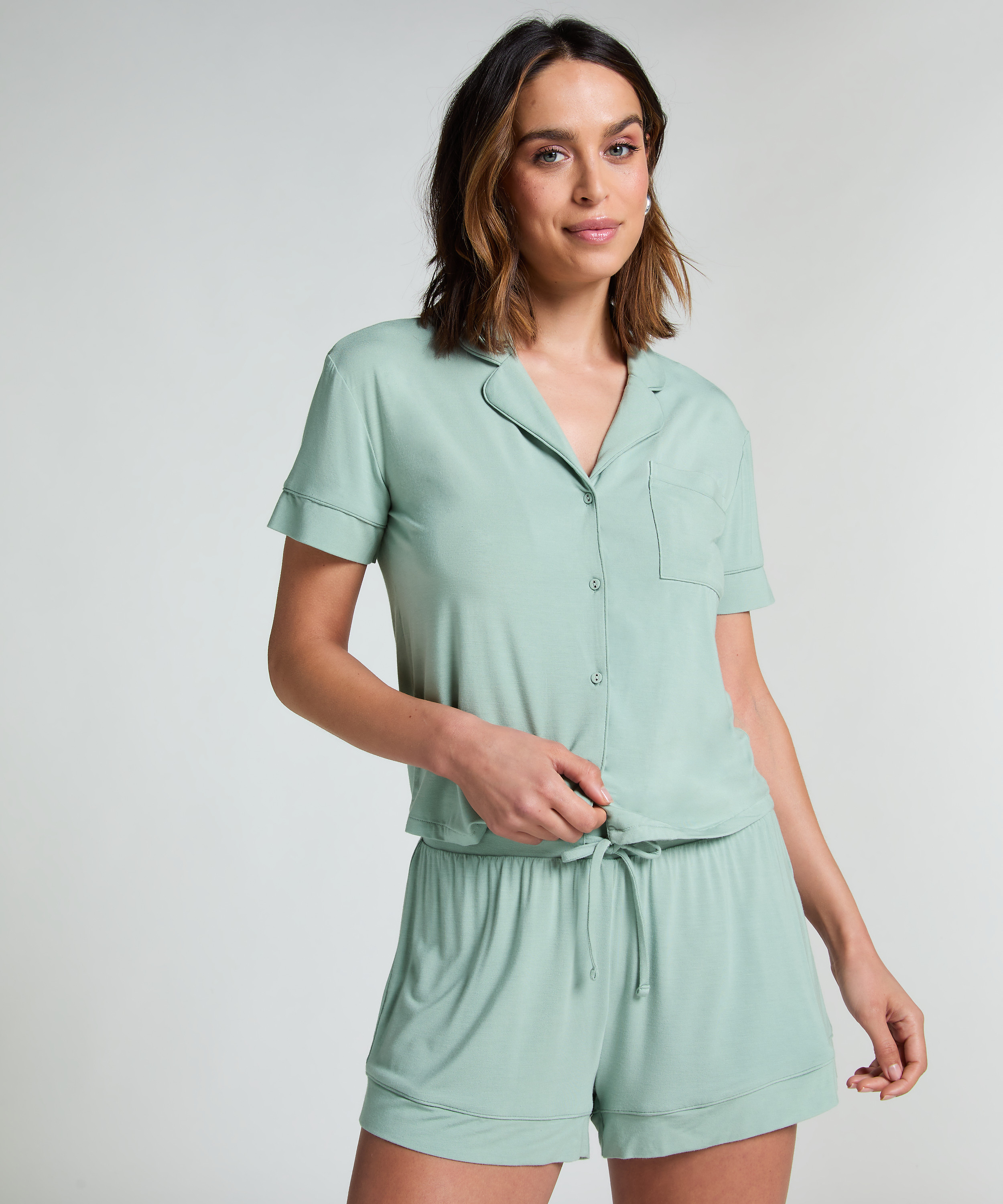 Essential Jersey Short, Green, main