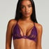 Cinnamon Non-Padded Underwired Bra, Purple