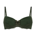Kate padded underwired bra, Green