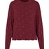 Pyjama Top Loose Pointelle, Purple
