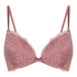Marine Padded Push-Up Underwired Bra, Purple