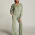 Velours Long-Sleeved Jacket, Green