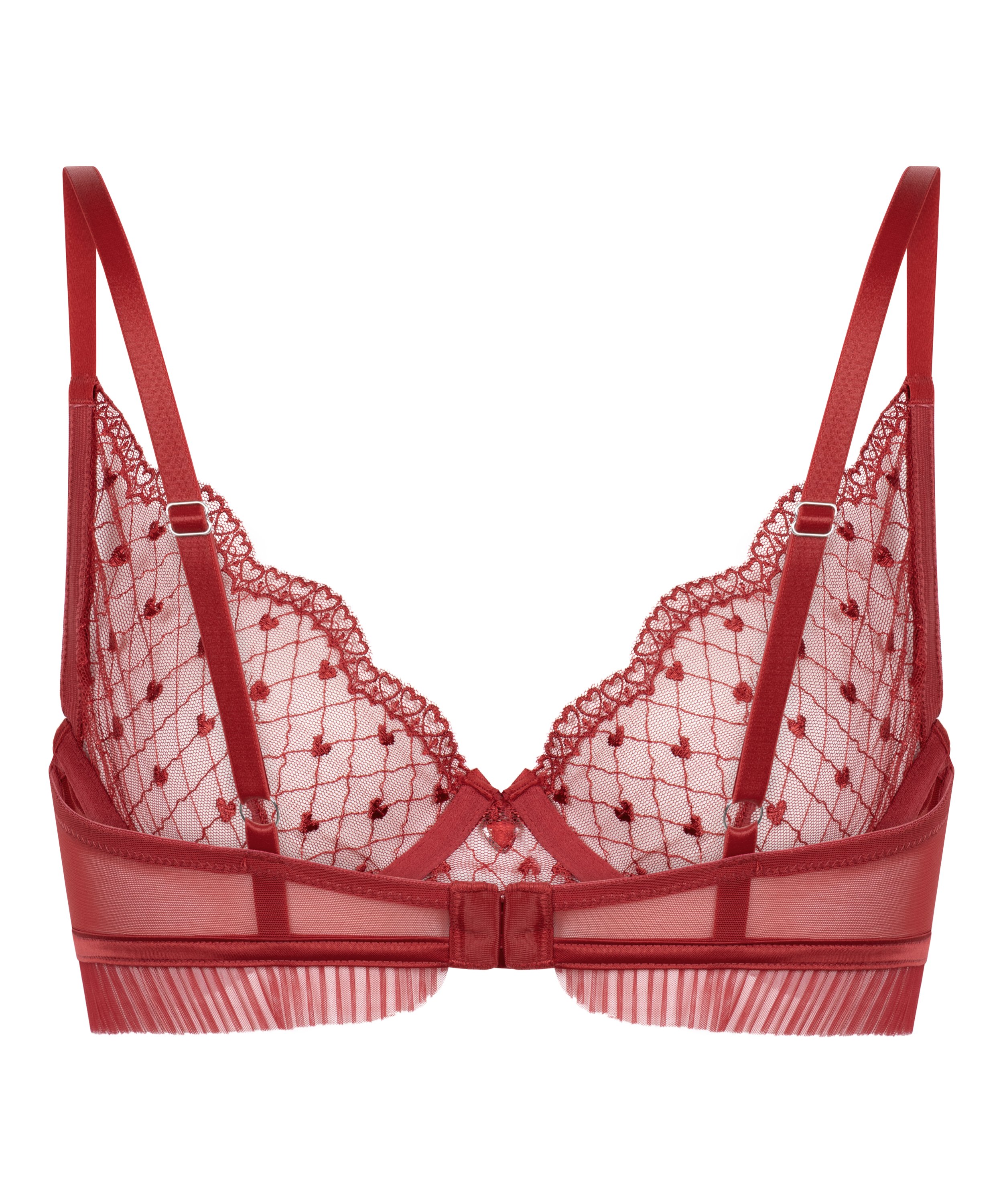Cordelie Non-Padded Underwired Bra, Red, main