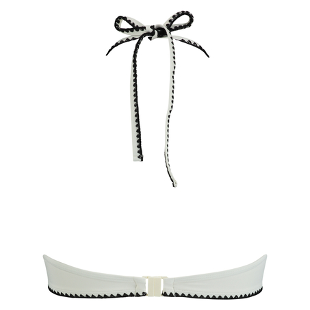 Craftsmanship Padded Underwired Bikini Top, White