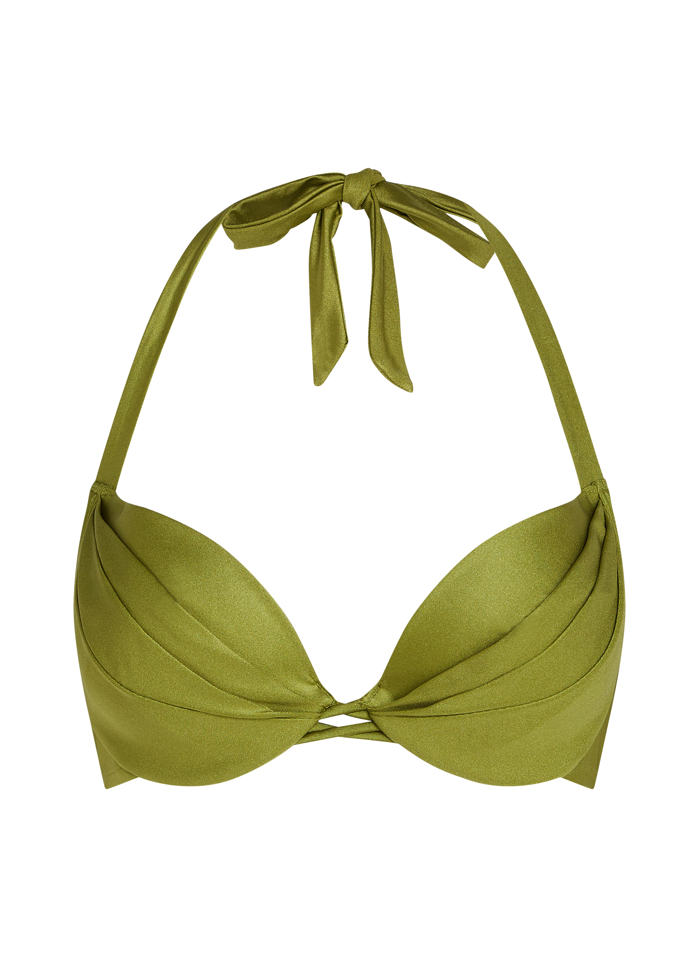 Holbox Bikini Top, Green, main
