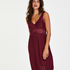 Modal Lace Slip Dress, Purple