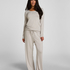 Pyjama Top Thin Stripe, Gray