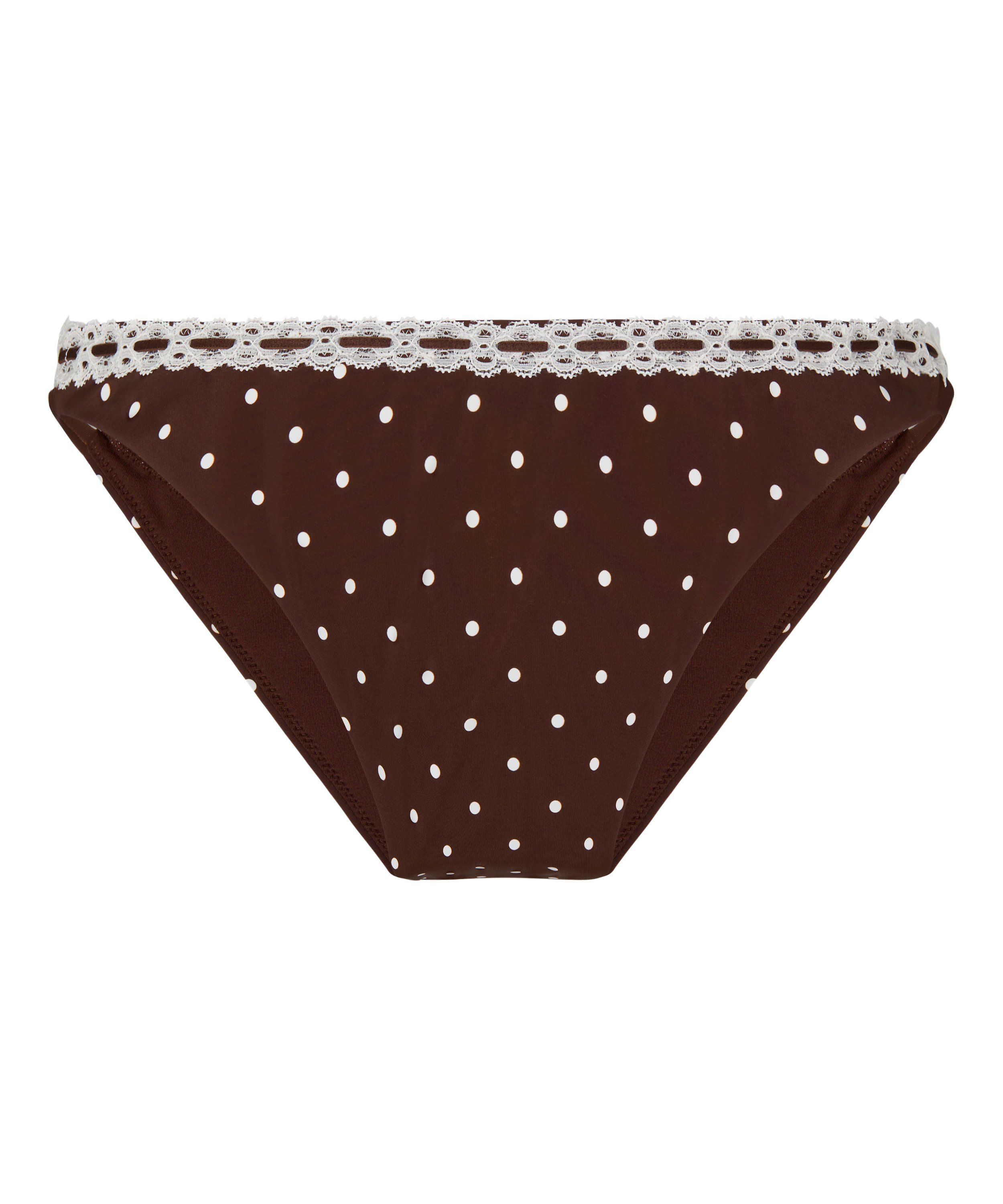 Highleg Bikini Bottom Algarve, Brown, main