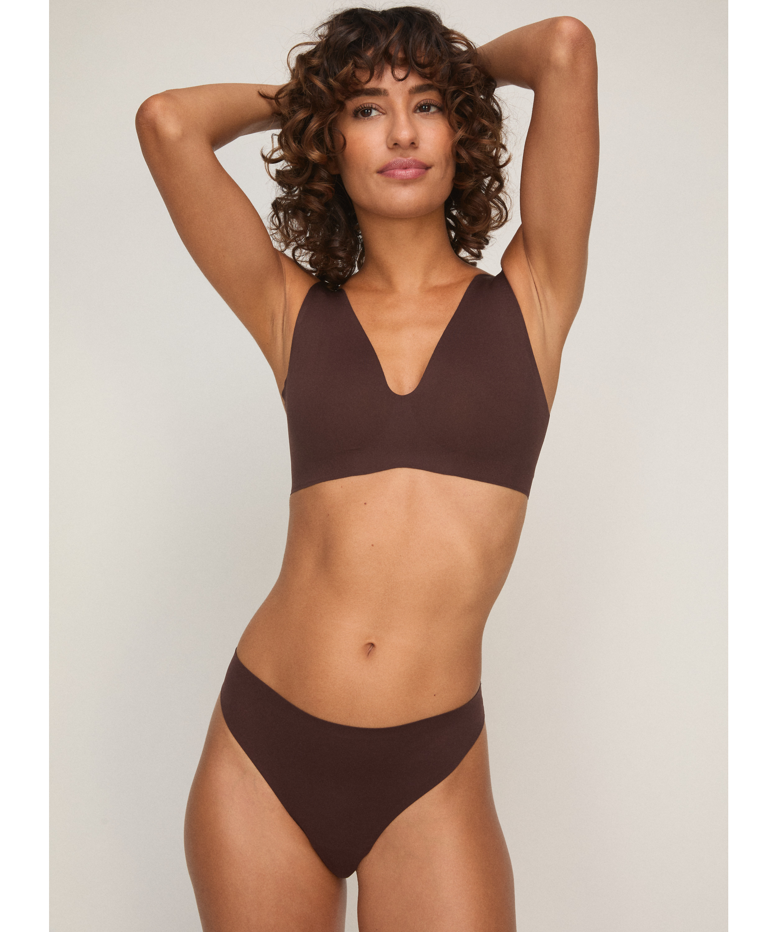 Super Comfort Bra, Brown, main