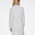 Jersey Velvet Robe, Gray