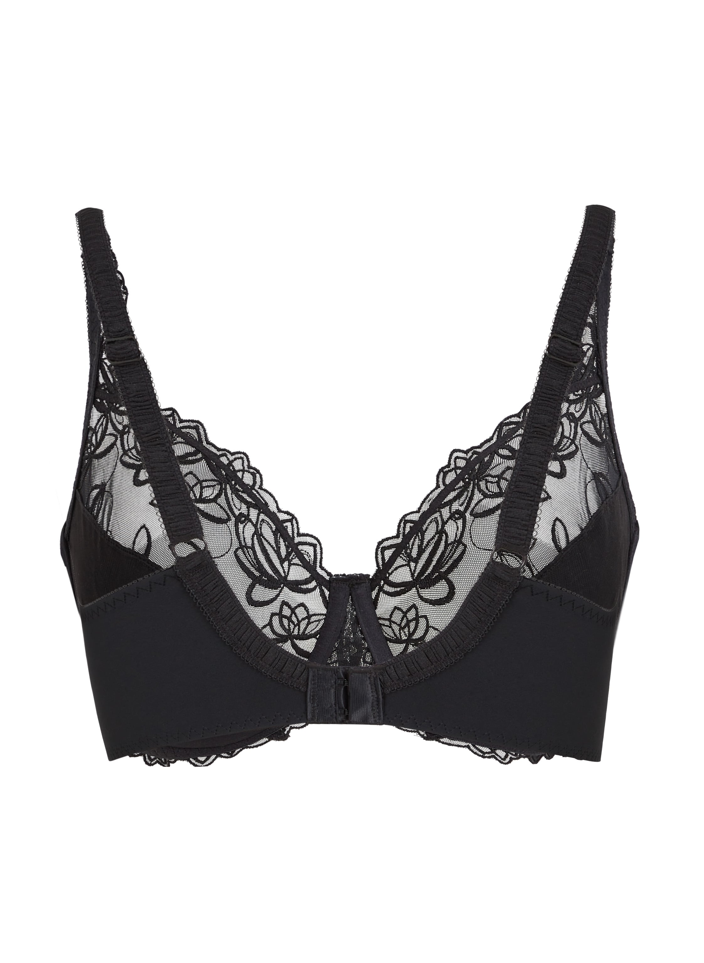 Diva Non-Padded Underwired Bra, Black, main