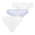 Bridal Thong Multipack, White