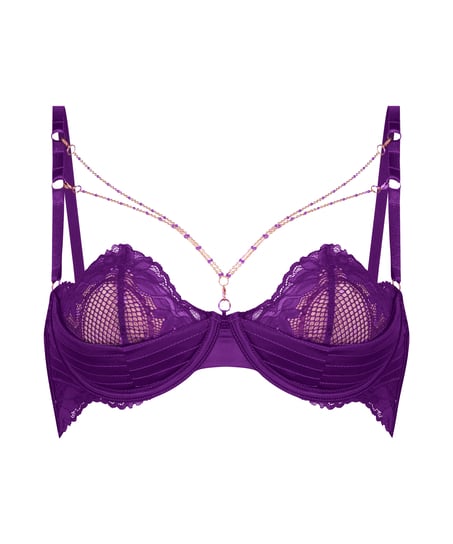 Half-Padded Cup Underwired Bra Belladonna, Purple